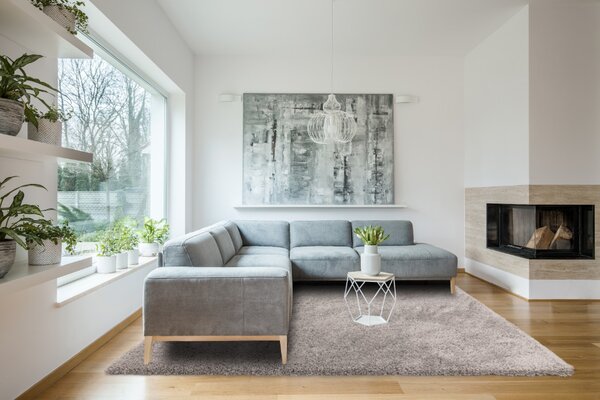 Tribeca Design Kusový koberec Ganta Light Grey Rozměry: 80x150 cm