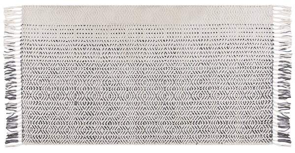 Koberec OMERLI Bílá 80 x 150 cm Vlna