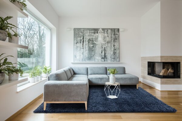 Tribeca Design Kusový koberec Ganta Blue Rozměry: 80x150 cm