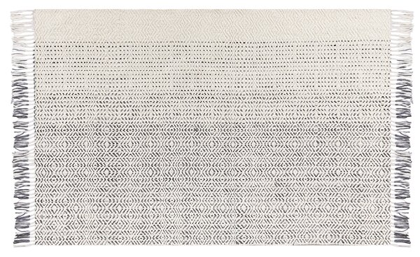 Koberec OMERLI Bílá 140 x 200 cm Vlna