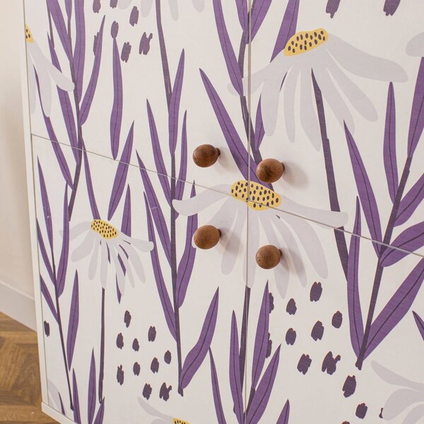 Bílá skříňka 95x111 cm Multilux – Kalune Design