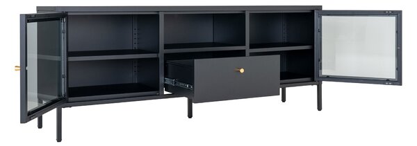 TV stolek/skříňka Dalmira 6 (černá). Akce -20%