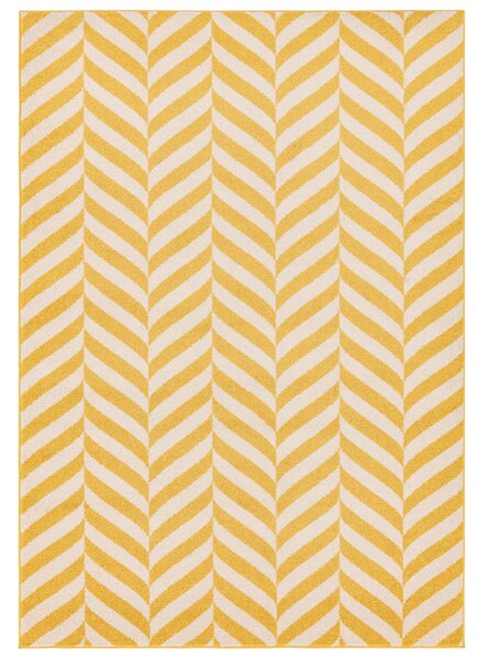 Tribeca Design Kusový koberec Jars Yellow Chevron Rozměry: 80x150 cm