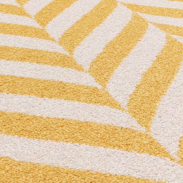 Tribeca Design Kusový koberec Jars Yellow Chevron Rozměry: 80x150 cm