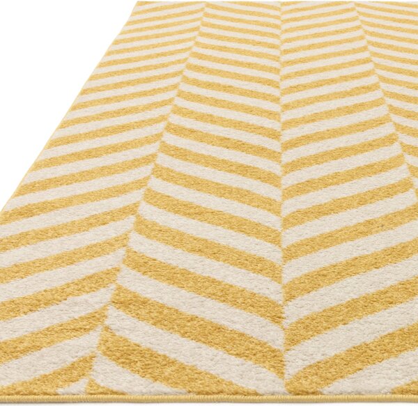 Tribeca Design Kusový koberec Jars Yellow Chevron Rozměry: 80x150 cm