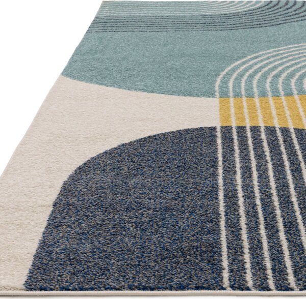 Tribeca Design Kusový koberec Jars Blue Retro Rozměry: 80x150 cm
