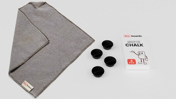 Magnetický kriedový reklamný stojan vodoodolný 110x 56 cm KLASICKÁ HNEDÁ