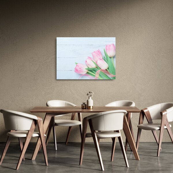 Skleněný obraz - Kytice tulipánů (70x50 cm)