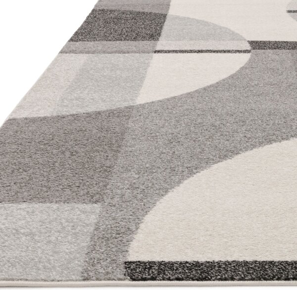 Tribeca Design Kusový koberec Jars Grey Art Deco Rozměry: 80x150 cm