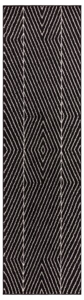 Tribeca Design Kusový koberec Jars Black Linear běhoun Rozměry: 66x240 cm