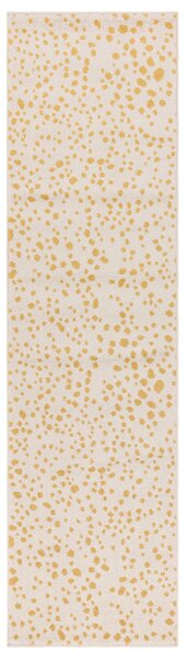 Tribeca Design Kusový koberec Jars Yellow Spotty běhoun Rozměry: 66x240 cm