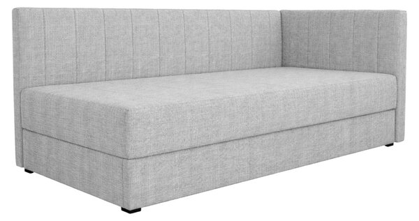 Jednolůžková postel (válenda) 90 cm Lavarse 1 (světle šedá) (s matrací) (s úl. prostorem)
