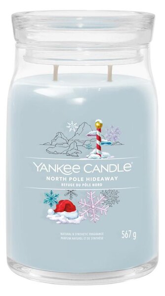 Yankee Candle - Vonná svíčka NORTH POLE HIDEAWAY velká 567g 60-90 hod