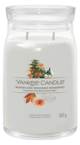 Yankee Candle - Vonná svíčka WOODLAND WEEKEND MEMORIES velká 567g 60-90 hod