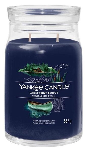 Yankee Candle - Vonná svíčka LAKEFRONT LODGE velká 567g 60-90 hod