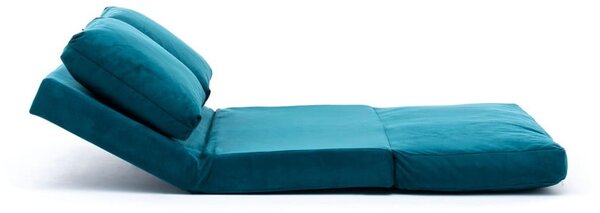 Rozkládací pohovka v petrolejové barvě 120 cm Taida – Balcab Home