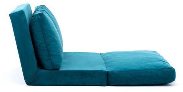 Rozkládací pohovka v petrolejové barvě 120 cm Taida – Balcab Home