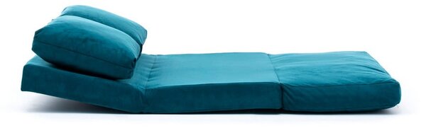 Rozkládací pohovka v petrolejové barvě 120 cm Taida – Balcab Home