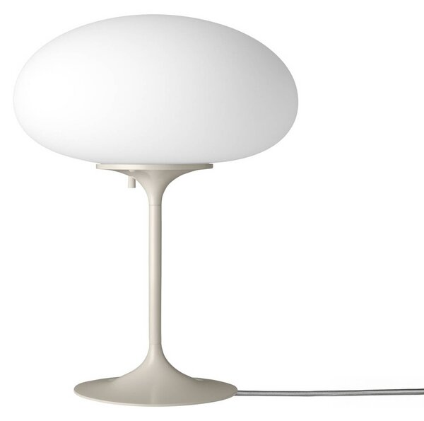GUBI Gubi stolní lampa Stemlite, šedá, výška 42 cm, stmívatelné, stmívatelný, Hliník / šedá / zinek, Obývací pokoj / jídelna, kov, Design