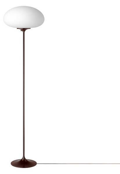GUBI Gubi Stojací lampa Stemlite, černá-červená, výška 150 cm, stmívatelné, stmívatelný, Červená, Obývací pokoj / jídelna, kov, Design