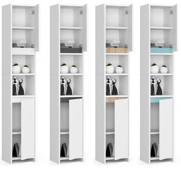 Ak furniture Koupelnová skříňka UNI 180 cm bílá