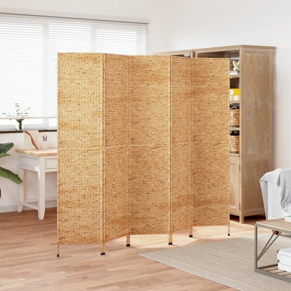 Paraván 5panelový 205 x 180 cm vodní hyacint