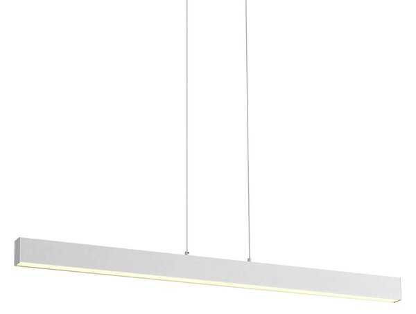 Závěsné svítidlo bílé vč. LED 3-stupňové stmívatelné 2700-4000K s přepínačem - Keane