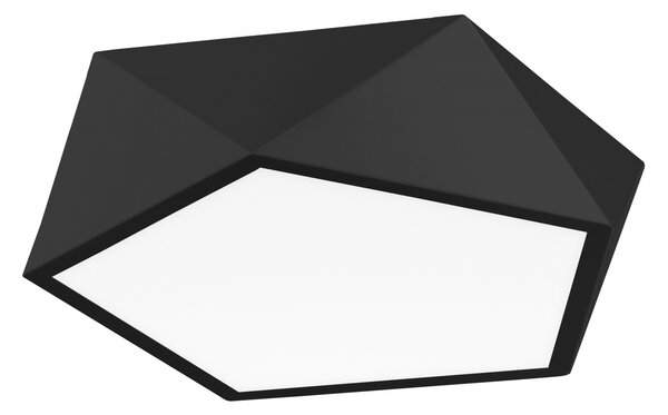 Kubisticky laděné stropní svítidlo Darius v různých barevných variantách (400 x 100 mm, 4 x 10 W, černá) NV 8186202