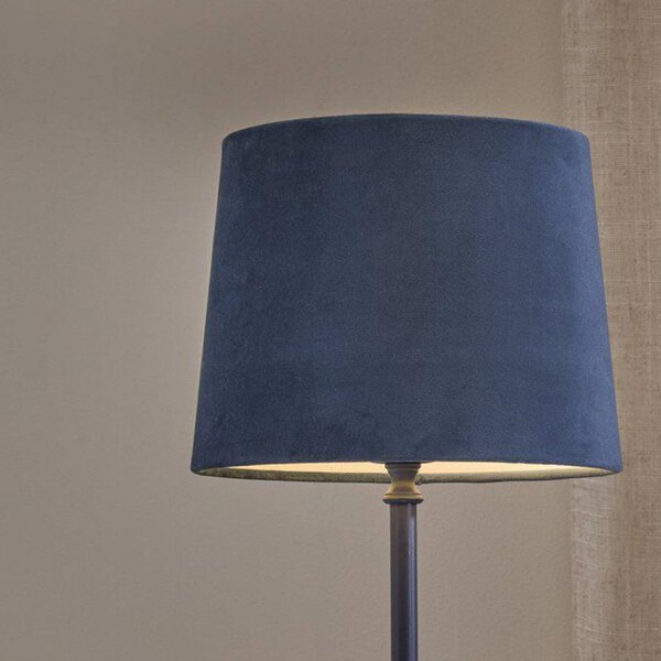PR Home Stolní lampa Tove, modrá, výška 56 cm, kov/látka, Modrá, Obývací pokoj / jídelna, kov
