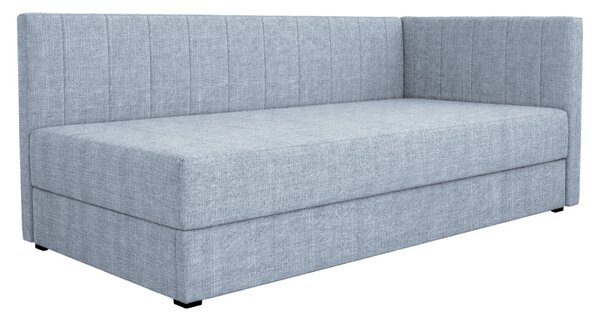 Jednolůžková postel (válenda) 90 cm Lavarse 1 (světlomodrá) (s matrací) (s úl. prostorem)