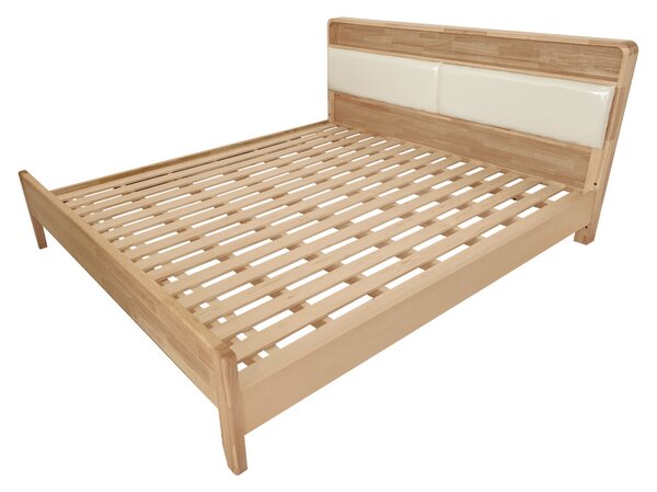 Manželská postel 180 cm Kinkel 1 (přírodní) (s roštem)