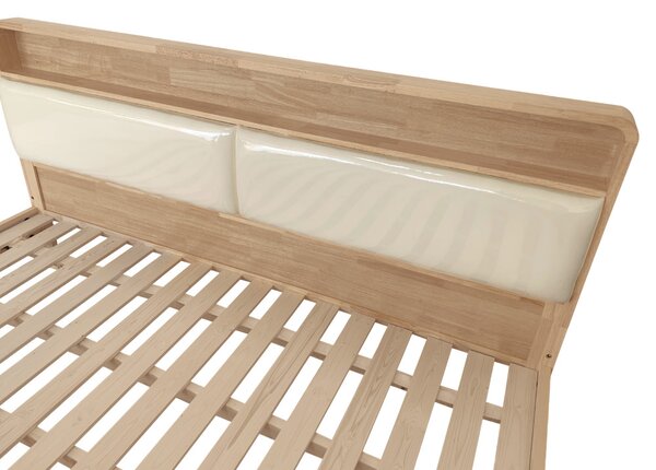 Manželská postel 180 cm Kinkel 1 (přírodní) (s roštem)