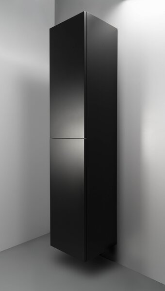 Deante Prizma, vysoká závěsná skříňka 350x350x1600 mm, černá matná, DEA-SDI_NSL1