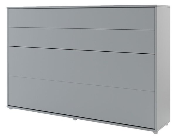 Sklápěcí postel BC-05 120x200 Bed-Concept, Rozměr postele: 120x200, Barva: bílá / bílý lesk, LED světlo s USB: bez LED světla s USB, Vnitřní osvětlení pod policemi: bez osvětlení políc 5902928397369