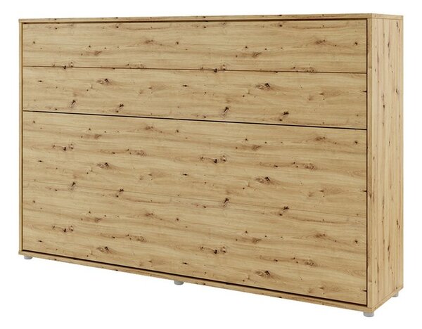 Sklápěcí postel BC-05 120x200 Bed-Concept, Rozměr postele: 120x200, Barva: bílá / bílý lesk, LED světlo s USB: bez LED světla s USB, Vnitřní osvětlení pod policemi: bez osvětlení políc 5902928397369