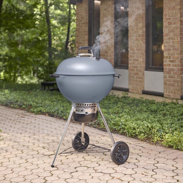 Weber Gril na dřevěné uhlí Master Touch C-5755, 57 cm - Slate Blue