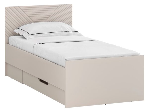 Jednolůžková postel 90 cm Explicaba (kašmír) (s úl. prostorem)