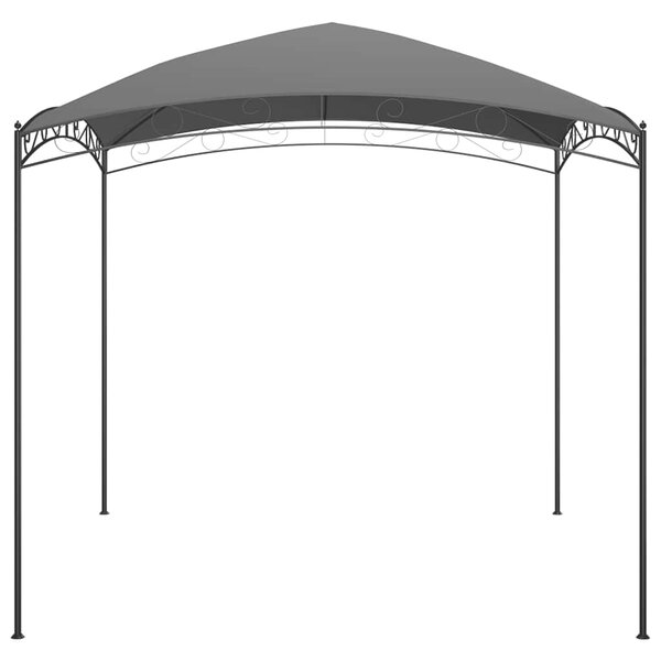 Altán 3 x 3 x 2,65 m antracitový 180 g/m² 313908
