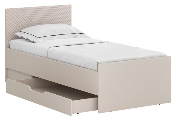 Jednolůžková postel 90 cm Explicaba (kašmír) (s úl. prostorem)