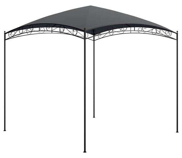 Altán 3 x 3 x 2,65 m antracitový 180 g/m² 313908