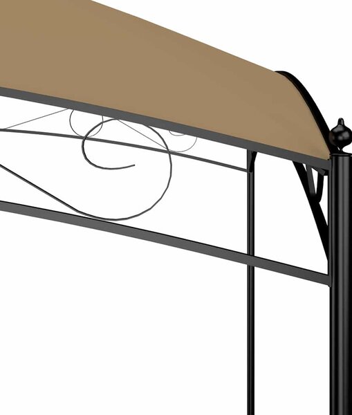 Altán 3 x 4 x 2,65 m taupe 180 g/m² 313910