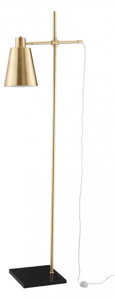 Designová stojací lampa Signore (1 x 60 W, zlatá) NV 6270201