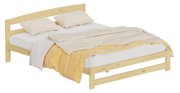 Manželská postel 160 cm Aimar 1 (přírodní) (s roštem)