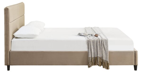 Manželská postel 160 cm Vandalos 1 (hnědá) (s roštem)