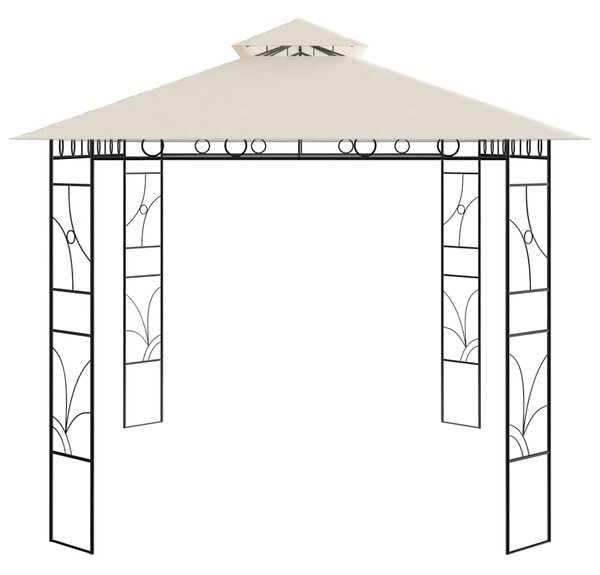 Altán 4 x 3 x 2,7 m krémový 160 g/m² 313915