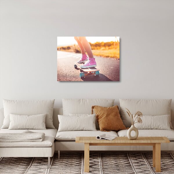 Skleněný obraz skateboardu (70x50 cm)