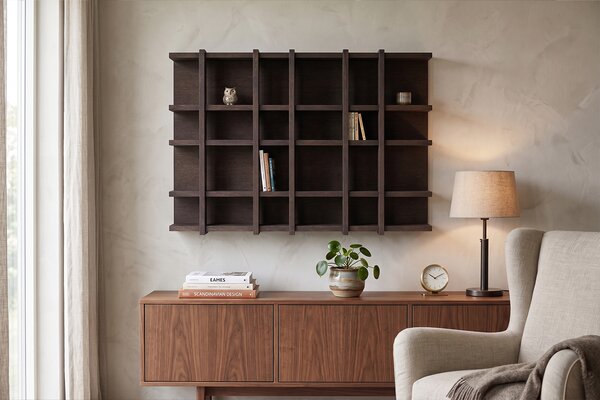 Ferm Living designové police Tilem Shelf 6 x 4