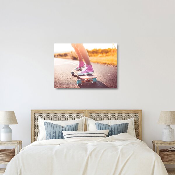 Skleněný obraz skateboardu (70x50 cm)