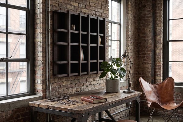 Ferm Living designové police Tilem Shelf 6 x 4