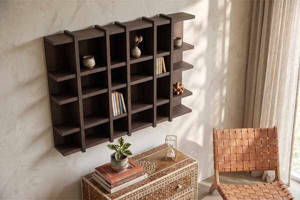 Ferm Living designové police Tilem Shelf 6 x 4